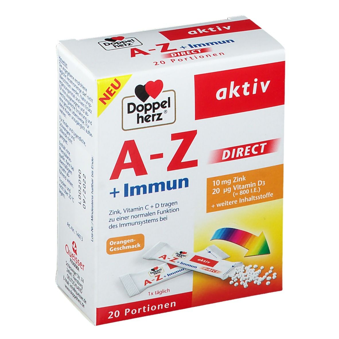 DOPPELHERZ A-Z+Immun DIRECT Pellets