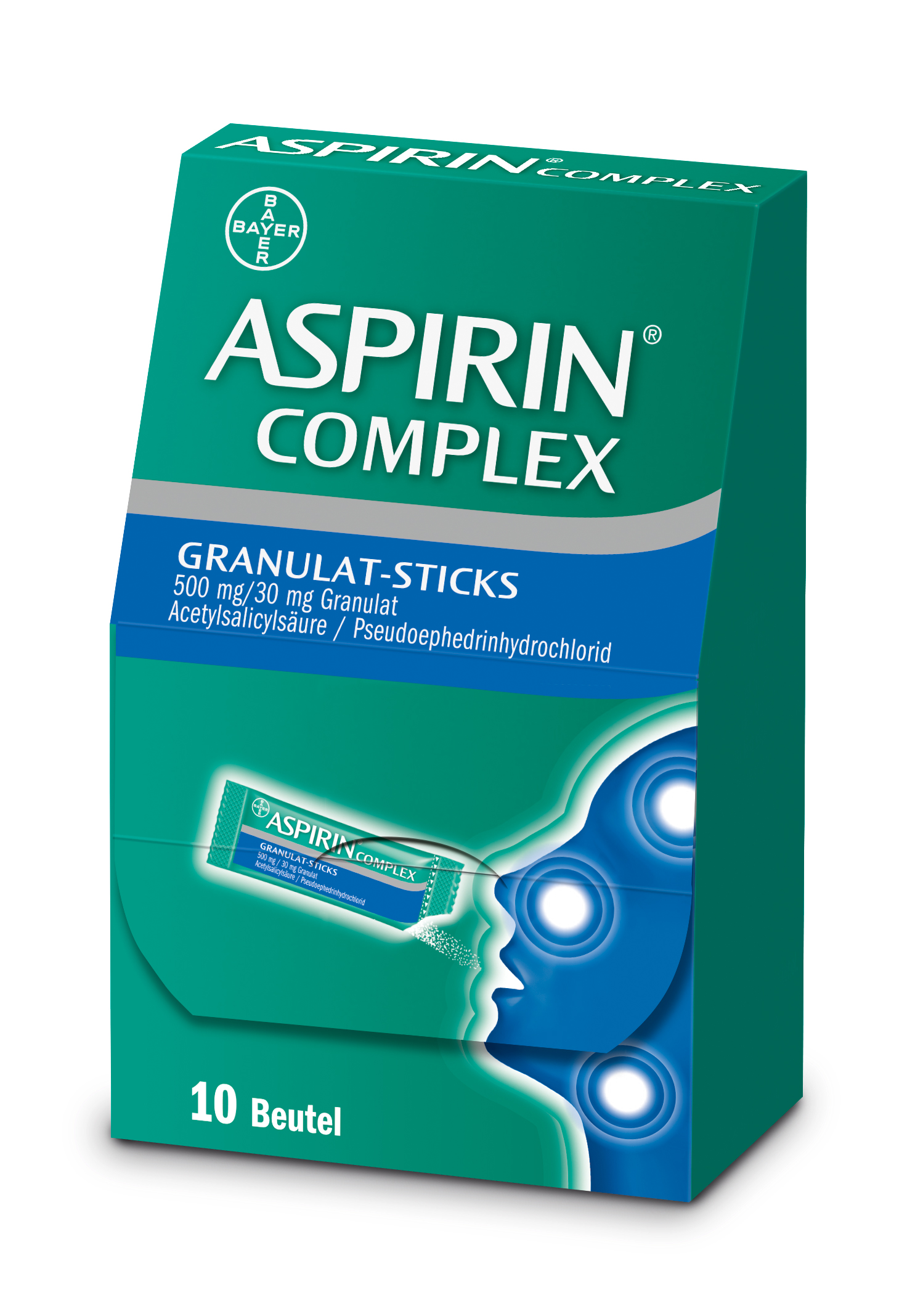 ASPIRIN Complex Granulat-Sticks 500 mg/30 mg