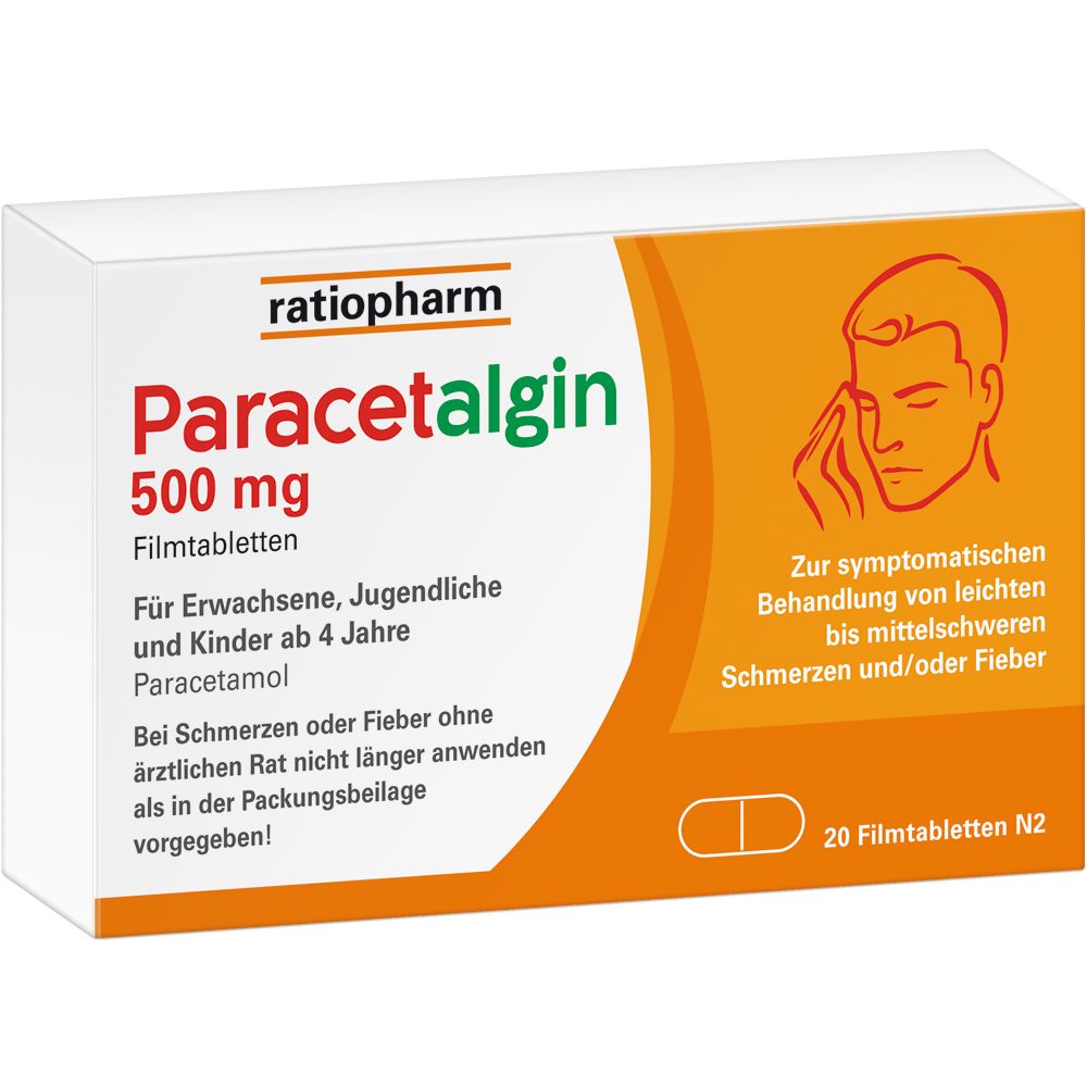 PARACETALGIN 500 mg Filmtabletten